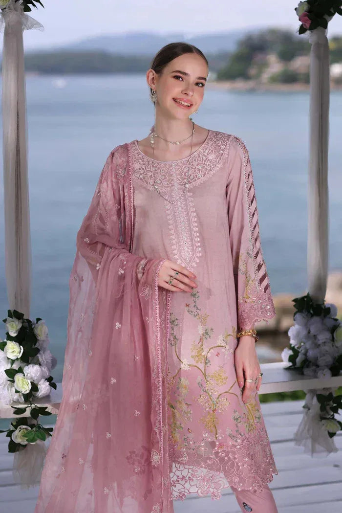 Noor by Saadia Asad | Luxe Printkari 24 | D7-A - Aqsa Fabrics