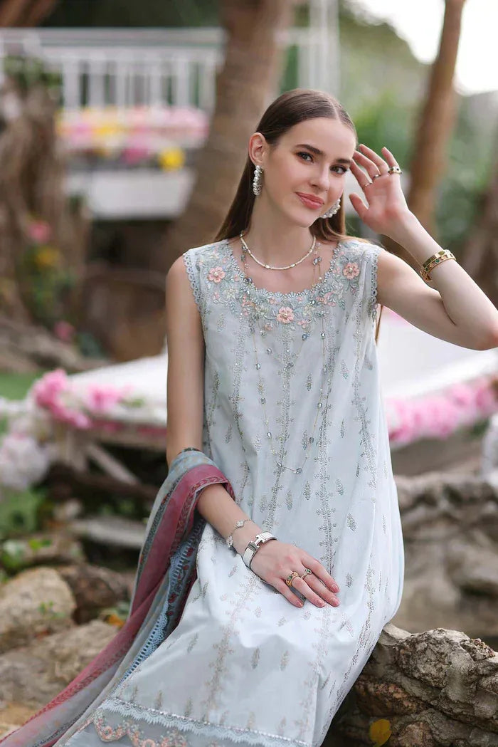 Noor by Saadia Asad | Luxe Printkari 24 | D3-B - Aqsa Fabrics