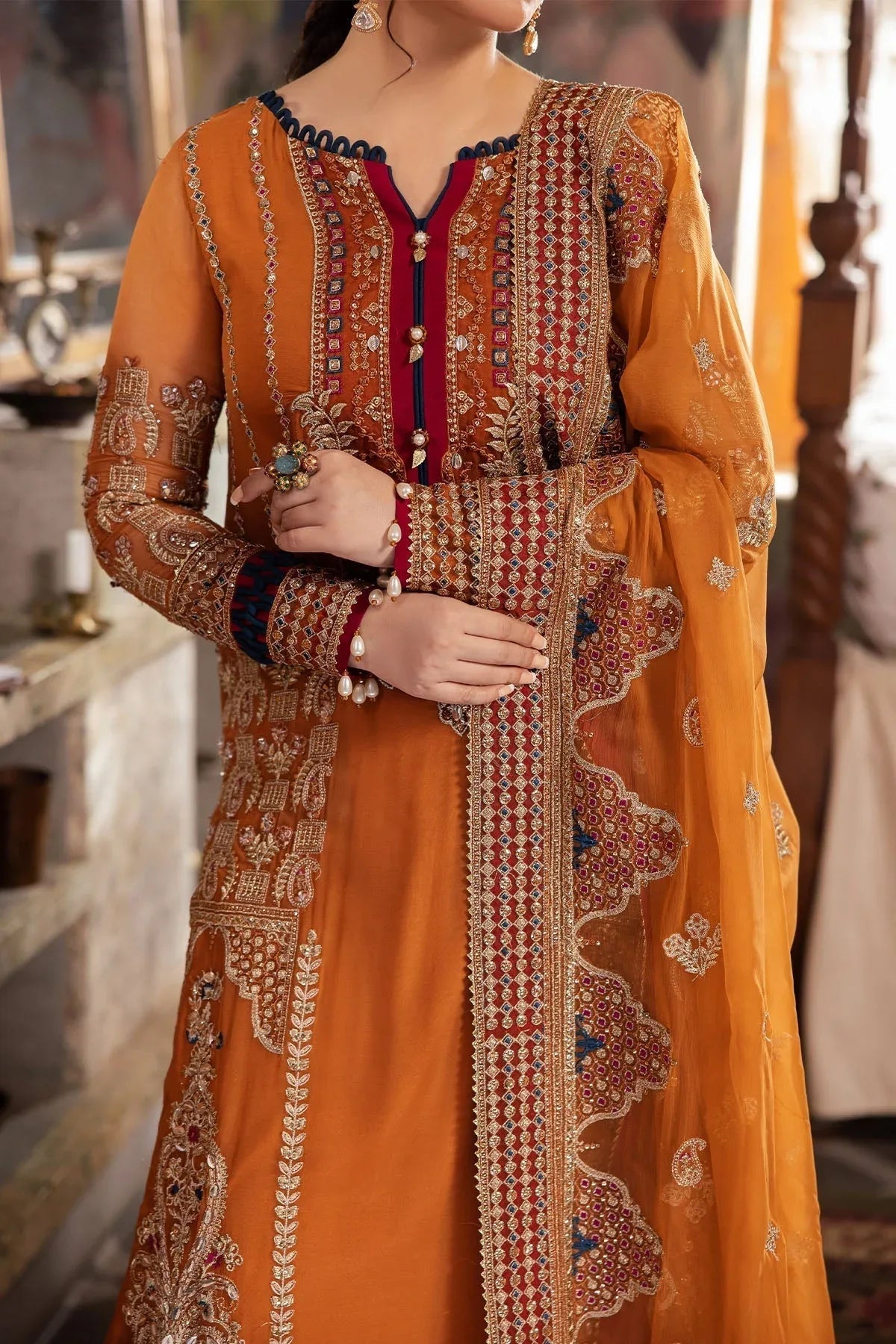 Nureh | Alfaaz Formals |  NL-77 AZFAR - Aqsa Fabrics