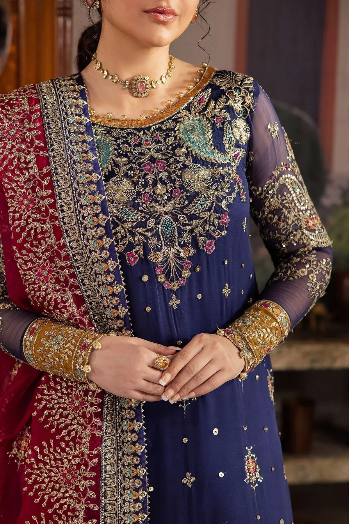 Nureh | Alfaaz Formals |  NL-75 JUGNI - Aqsa Fabrics