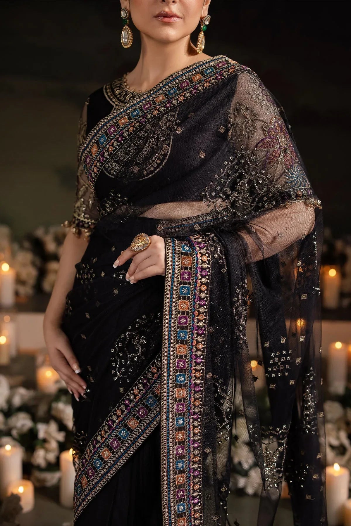 Nureh | Alfaaz Formals |  NL-78 RUHI - Aqsa Fabrics