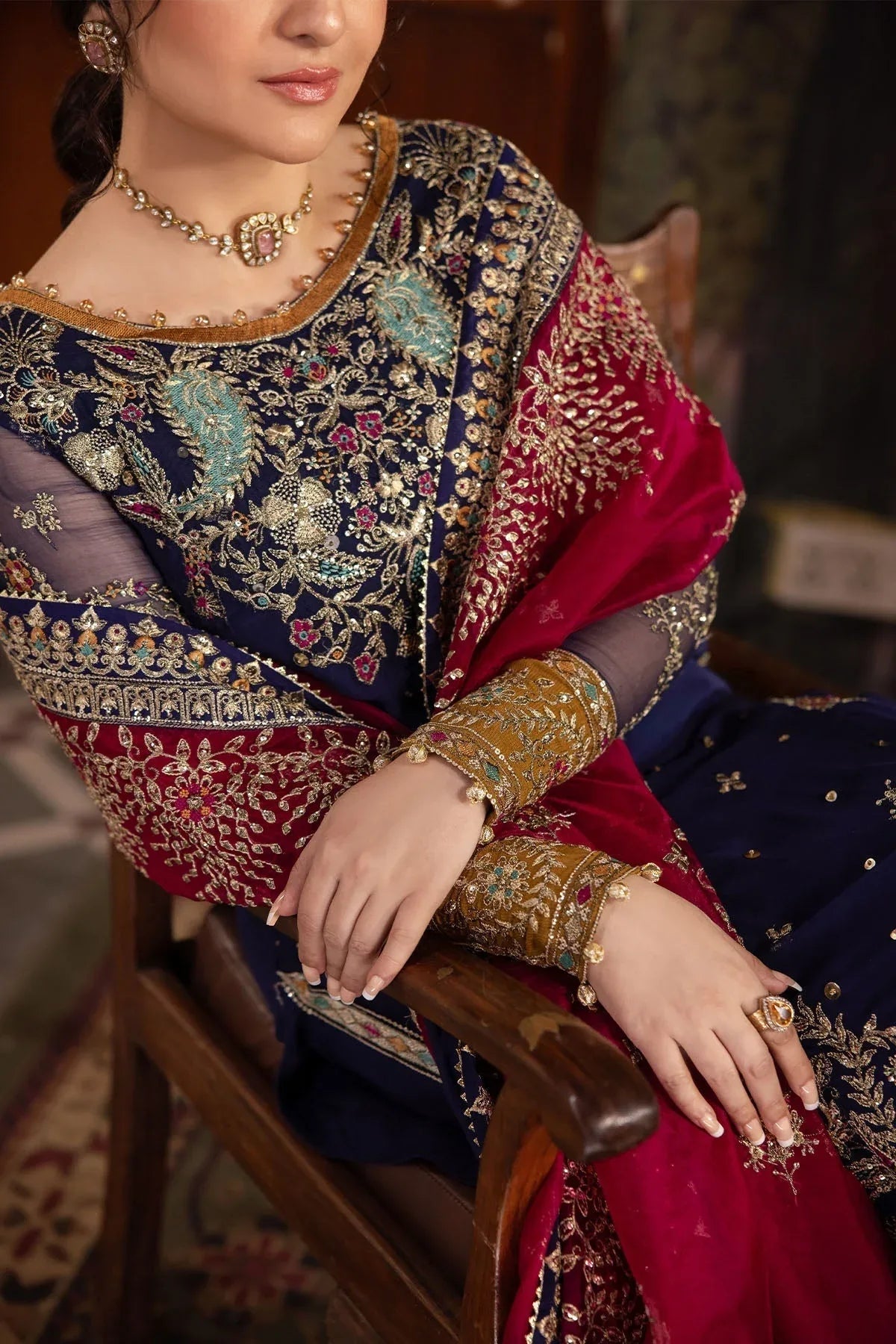 Nureh | Alfaaz Formals |  NL-75 JUGNI - Aqsa Fabrics