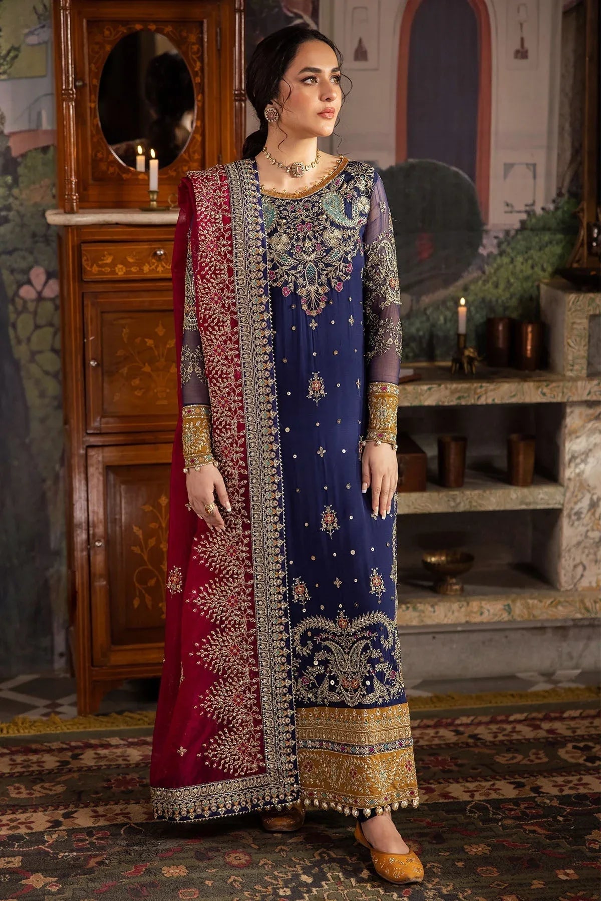 Nureh | Alfaaz Formals |  NL-75 JUGNI - Aqsa Fabrics