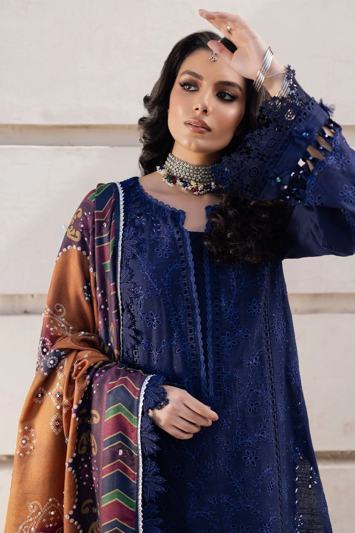 Nureh | Bazaar Winter 24 |  NE-114 - Aqsa Fabrics
