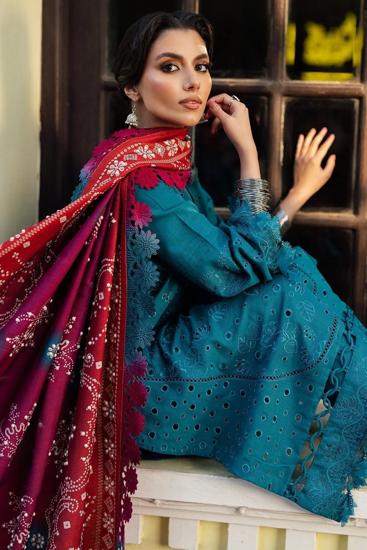 Nureh | Bazaar Winter 24 |  NE-112 - Aqsa Fabrics