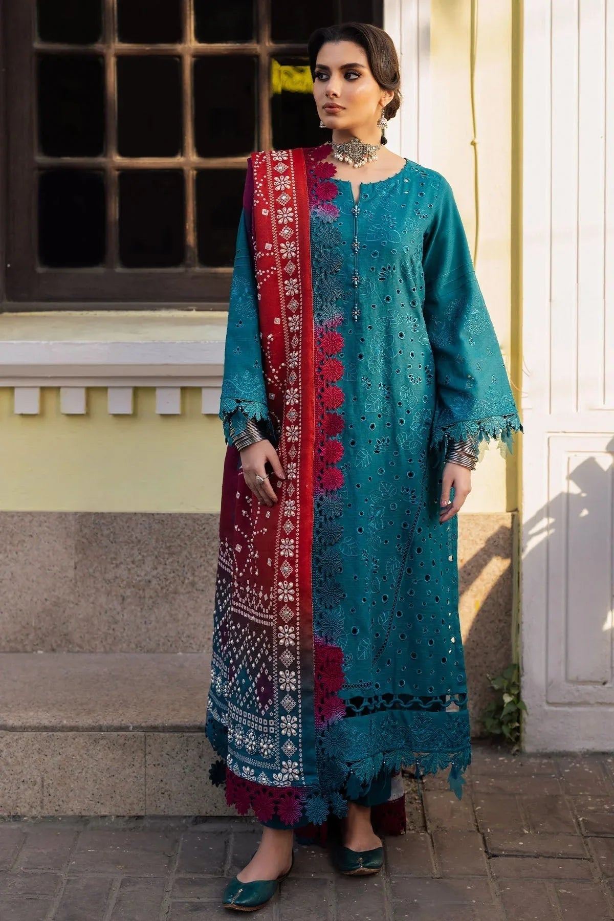 Nureh | Bazaar Winter 24 |  NE-112 - Aqsa Fabrics
