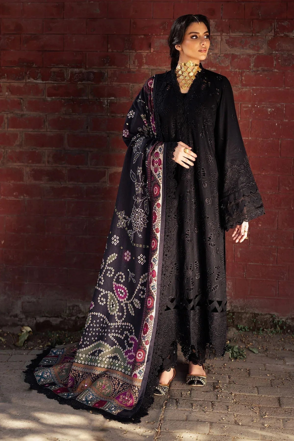 Nureh | Bazaar Winter 24 |  NE-115 - Aqsa Fabrics