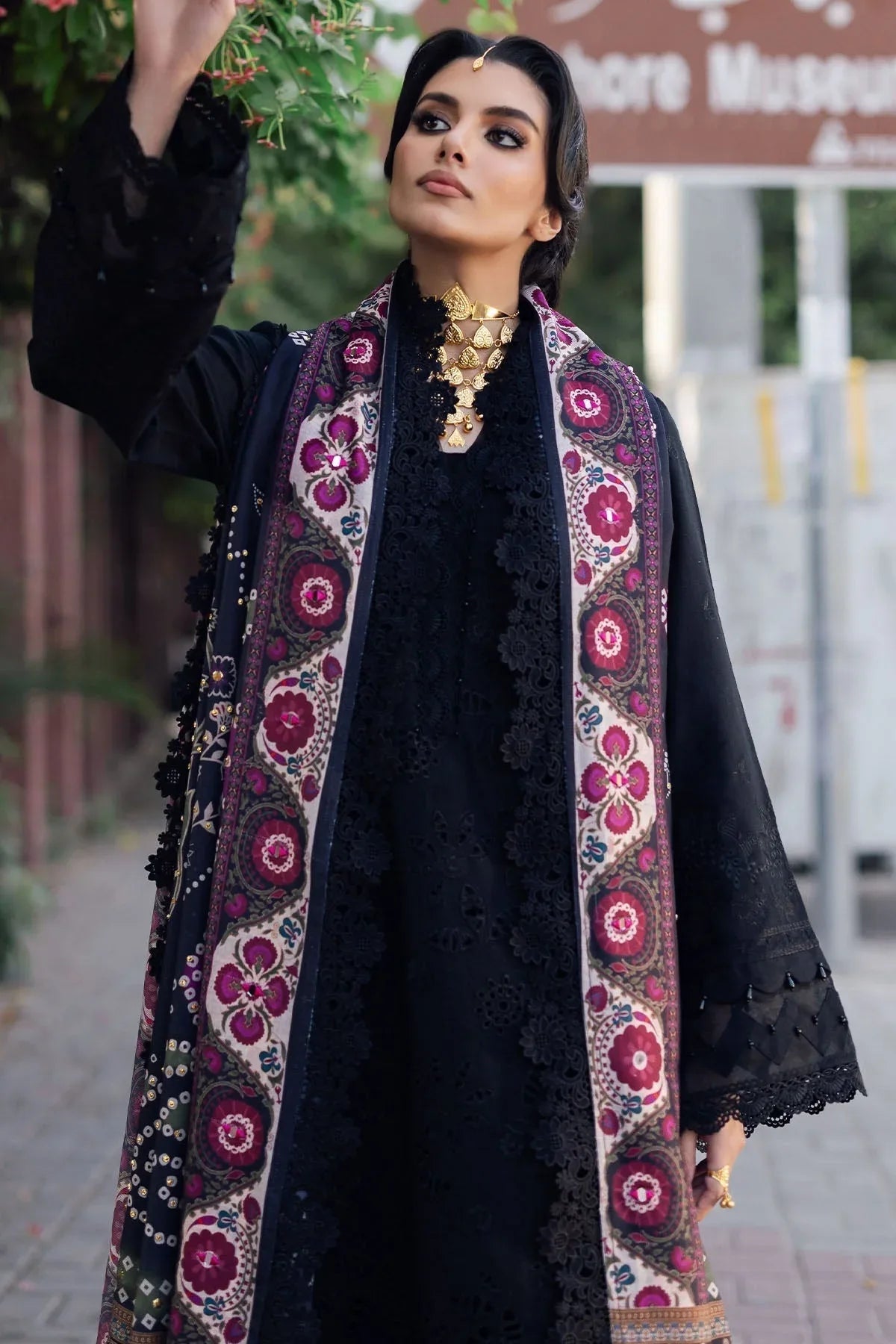 Nureh | Bazaar Winter 24 |  NE-115 - Aqsa Fabrics