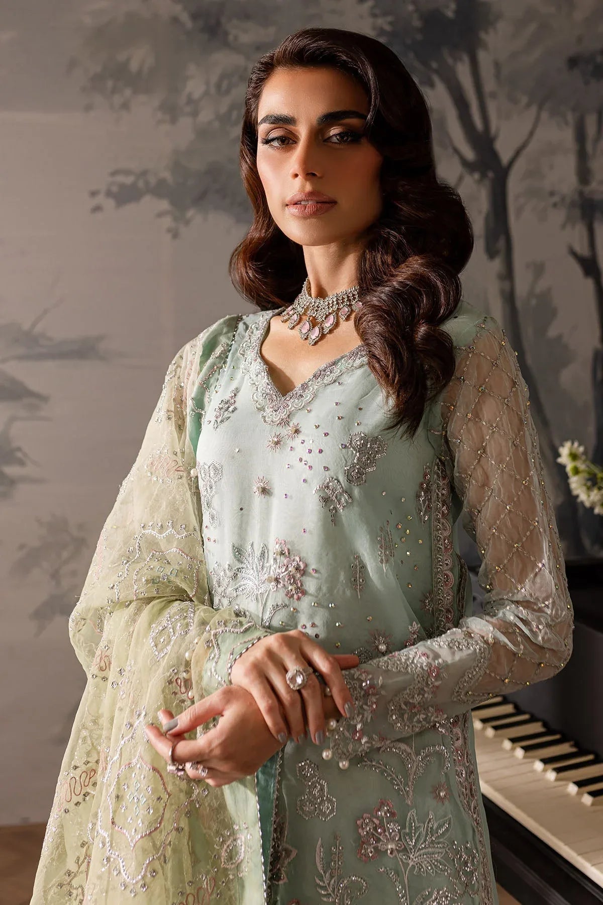 Nureh | Elanora Formals 24|  NEL-57 - Aqsa Fabrics