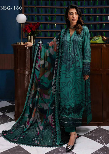 Nureh | Gardenia Lawn | NSG -160 - Aqsa Fabrics
