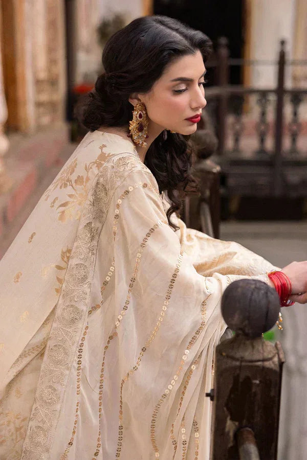 Nureh | Jacquard Lawn | Alif - Aqsa Fabrics
