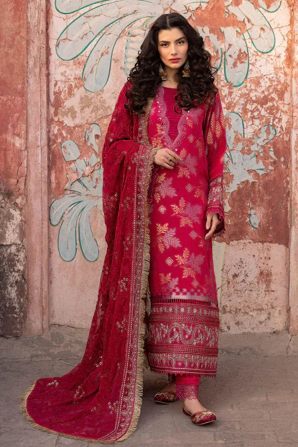 Nureh | Jacquard Lawn | Miha - Aqsa Fabrics