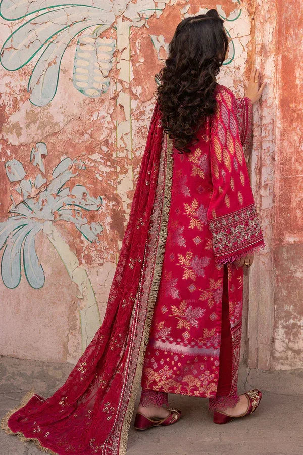 Nureh | Jacquard Lawn | Miha - Aqsa Fabrics