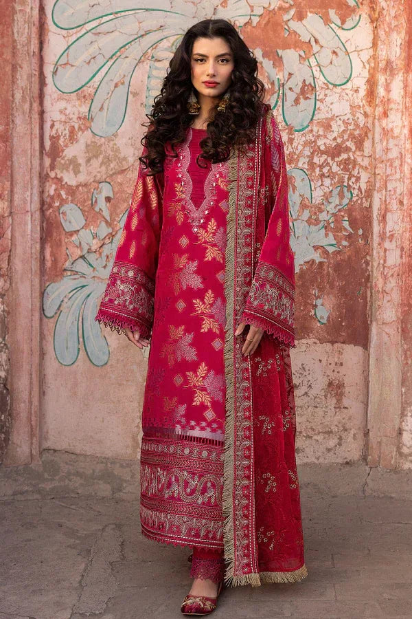 Nureh | Jacquard Lawn | Miha - Aqsa Fabrics