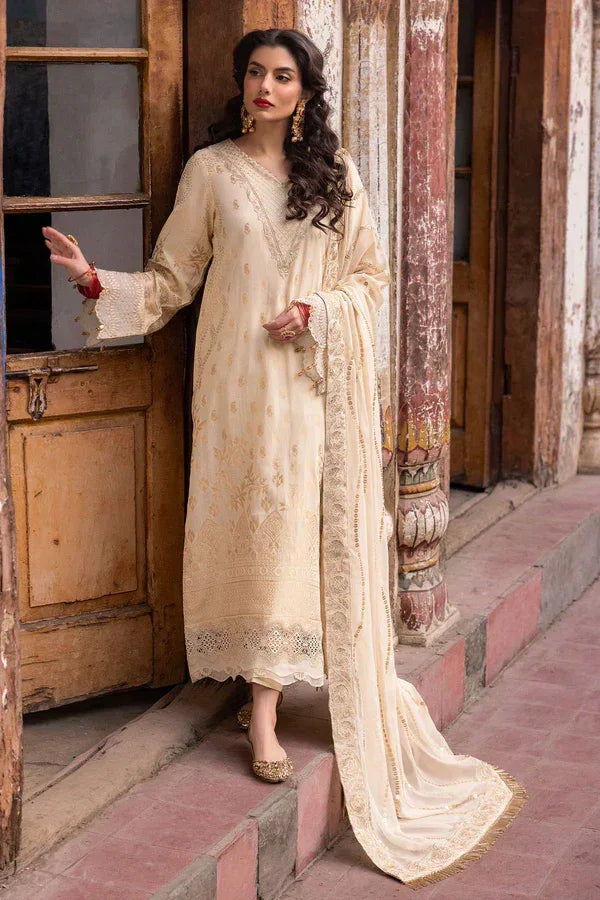 Nureh | Jacquard Lawn | Alif - Aqsa Fabrics