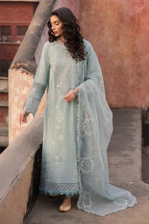 Nureh | Jacquard Lawn | Vasl - Aqsa Fabrics