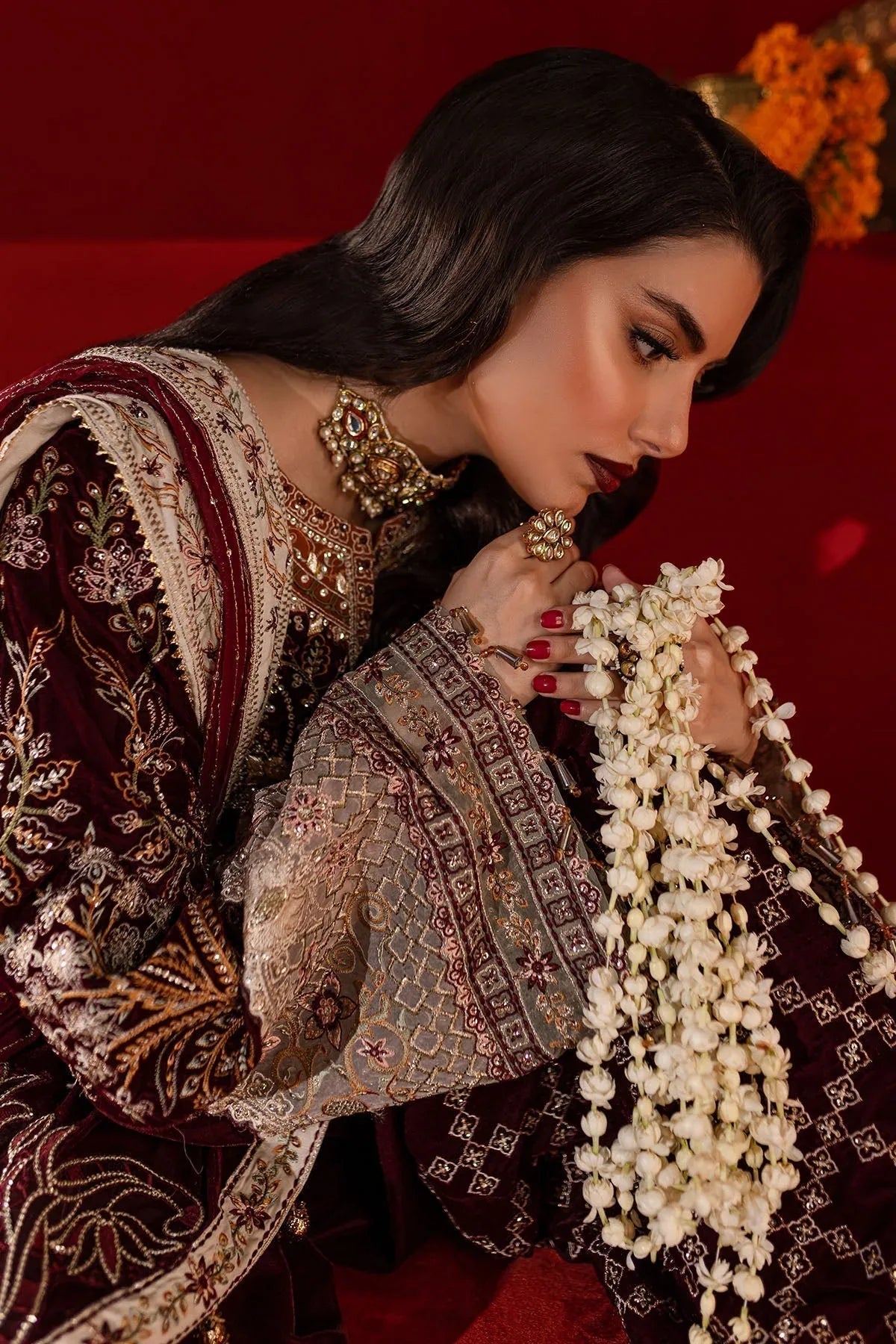 Nureh | Maya Velvet |  NW-89 - Aqsa Fabrics