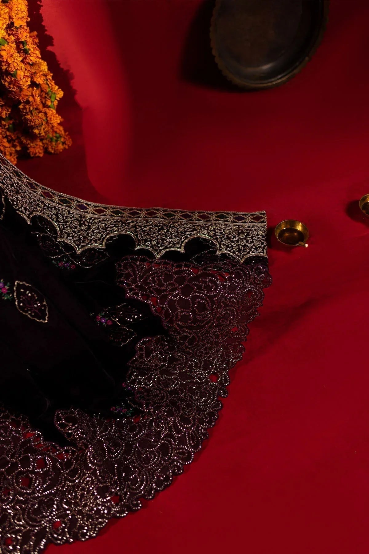 Nureh | Maya Velvet |  NW-91 - Aqsa Fabrics