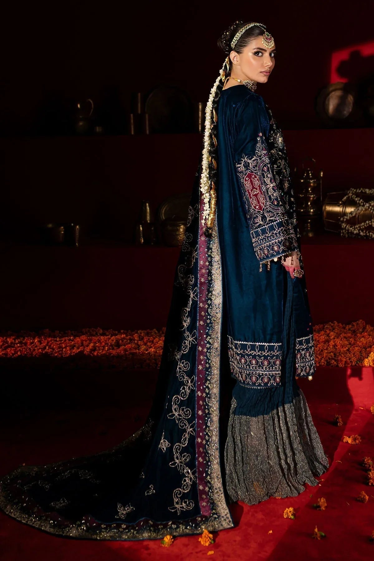 Nureh | Maya Velvet |  NW-90 - Aqsa Fabrics