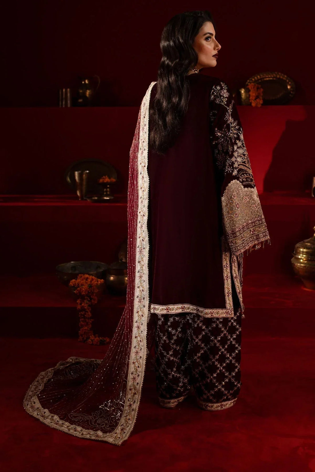 Nureh | Maya Velvet |  NW-89 - Aqsa Fabrics