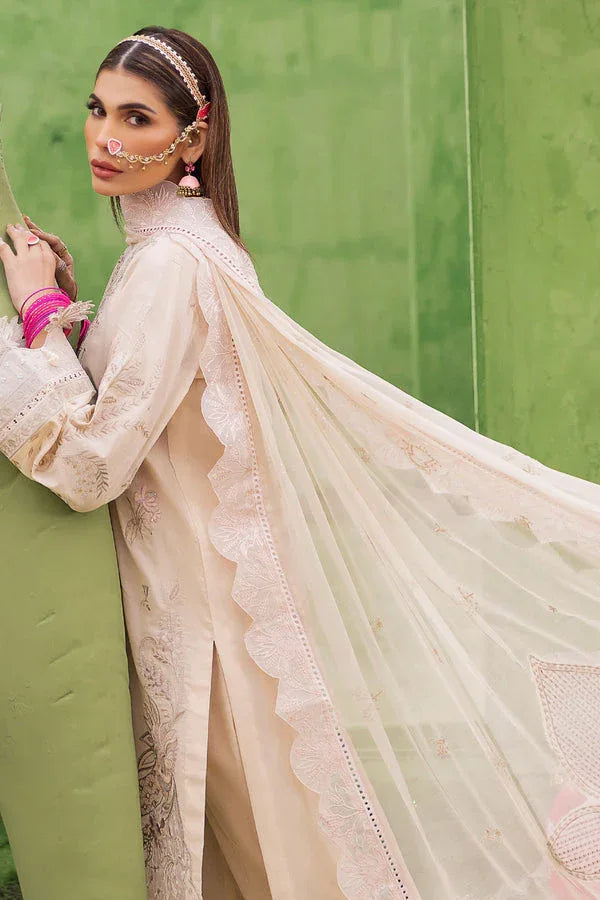 Nureh | Mela Luxury Lawn | NDS-104 - Aqsa Fabrics