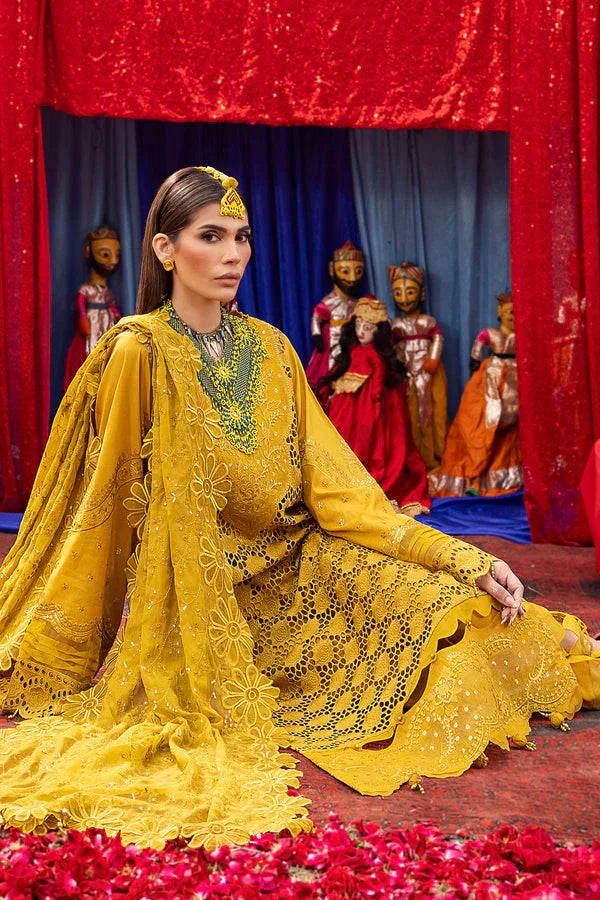 Nureh | Mela Luxury Lawn | NDS-100 - Aqsa Fabrics