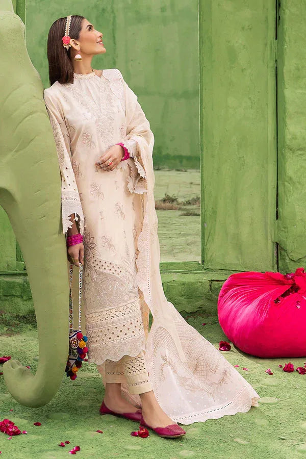 Nureh | Mela Luxury Lawn | NDS-104 - Aqsa Fabrics