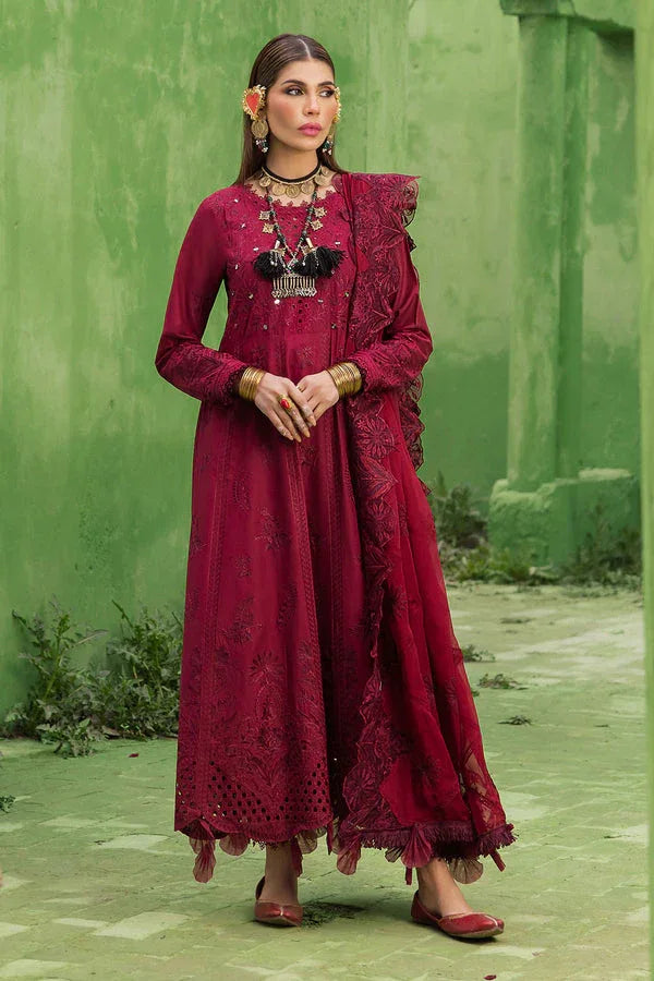 Nureh | Mela Luxury Lawn | NDS-107 - Aqsa Fabrics