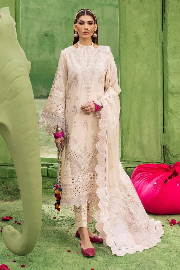 Nureh | Mela Luxury Lawn | NDS-104 - Aqsa Fabrics