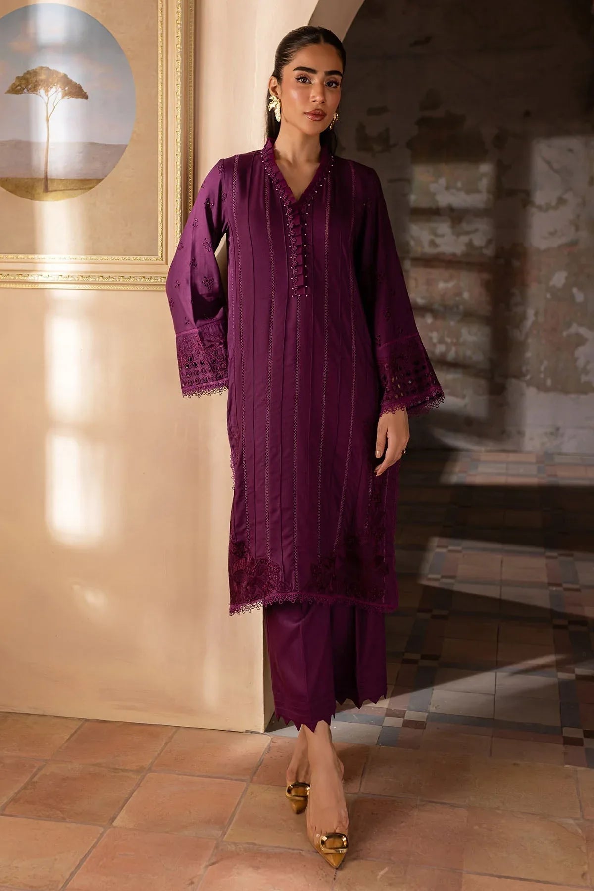 Nureh | Shades of Winter |  NP-577 - Aqsa Fabrics
