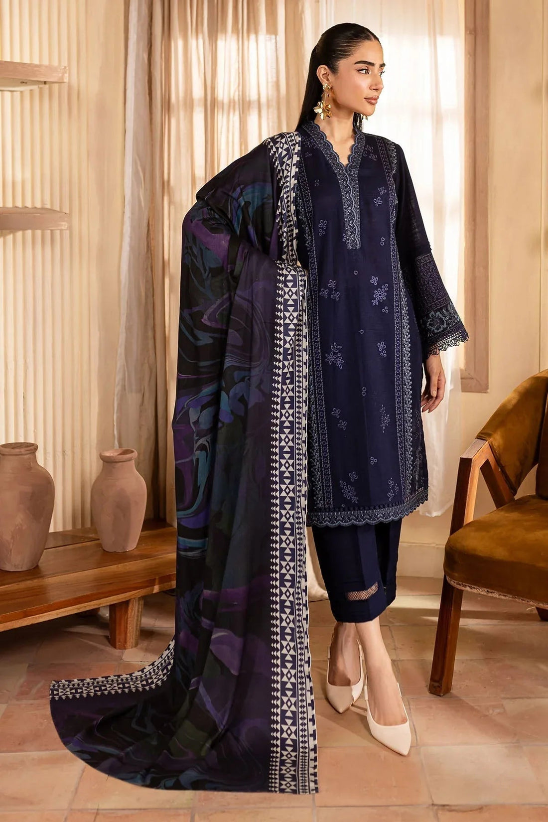 Nureh | Shades of Winter |  NP-582 - Aqsa Fabrics