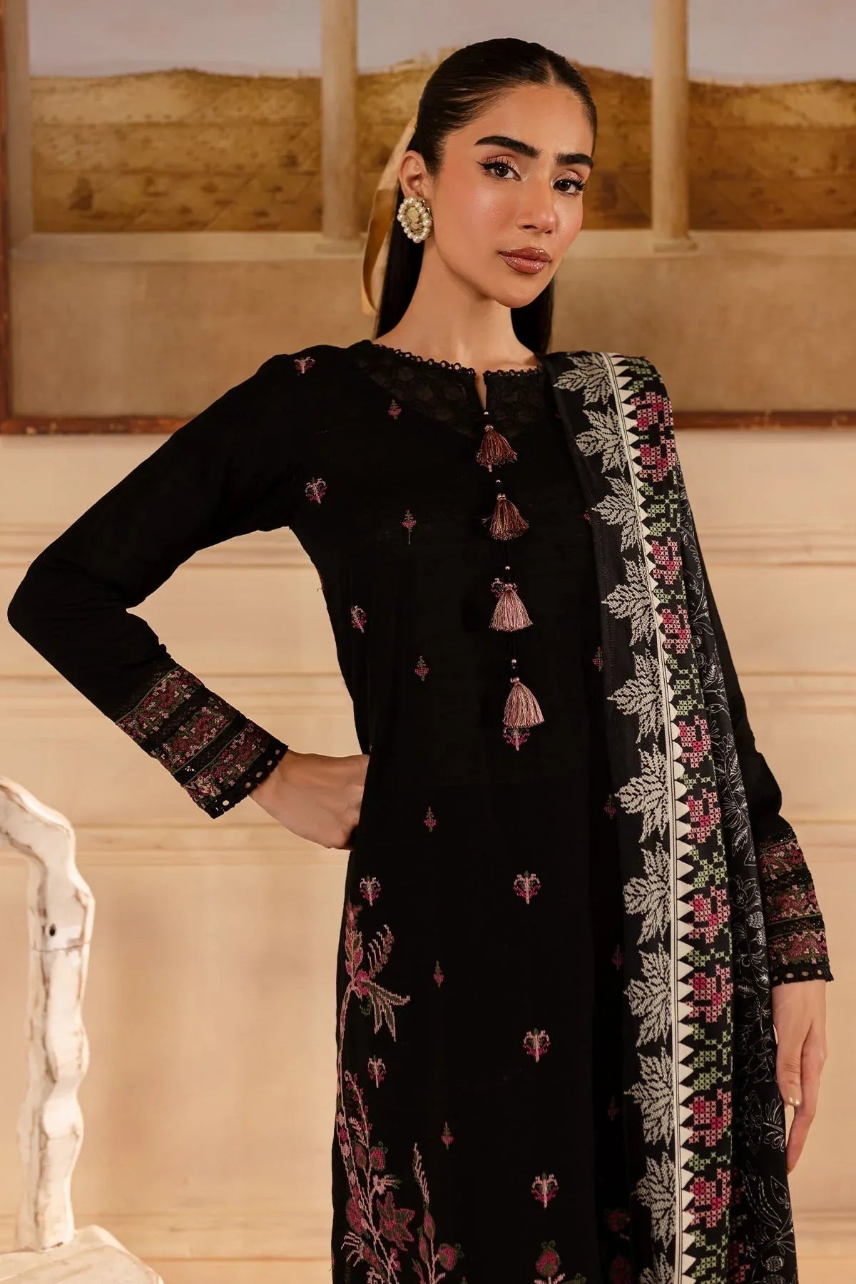 Nureh | Shades of Winter |  NP-585 - Aqsa Fabrics