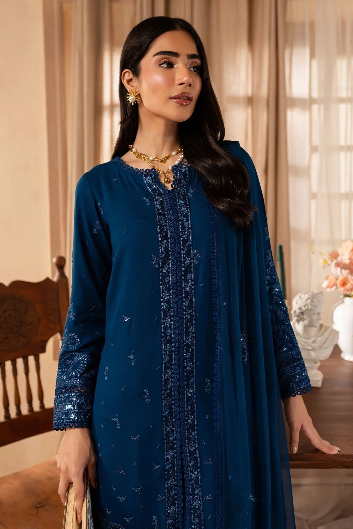 Nureh | Shades of Winter |  NP-583 - Aqsa Fabrics