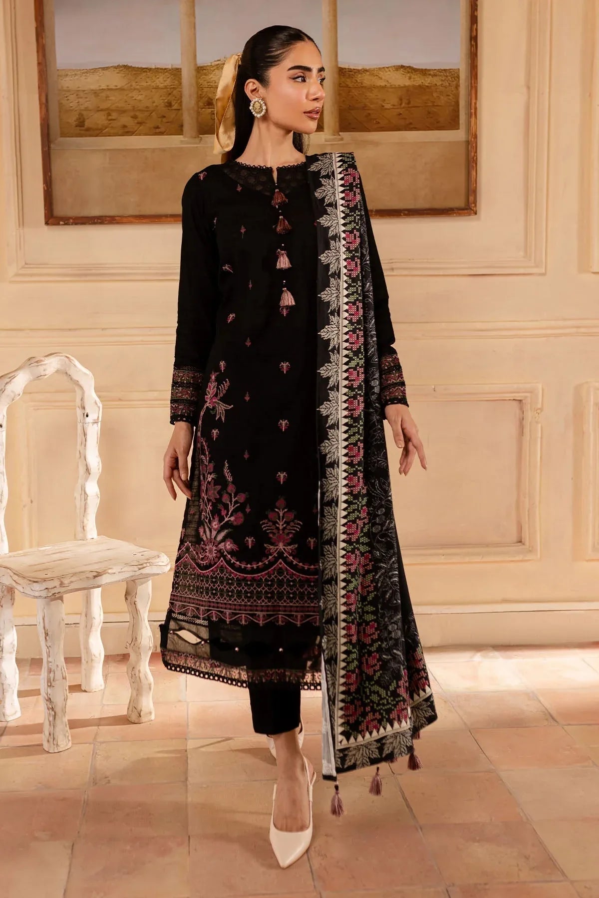 Nureh | Shades of Winter |  NP-585 - Aqsa Fabrics