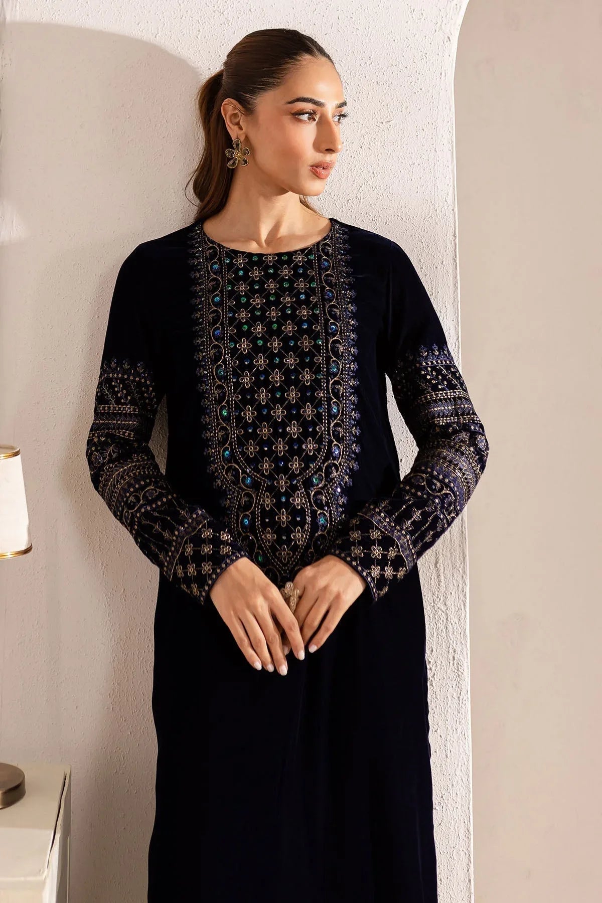 Nureh | Shades of Winter |  NP-593 - Aqsa Fabrics