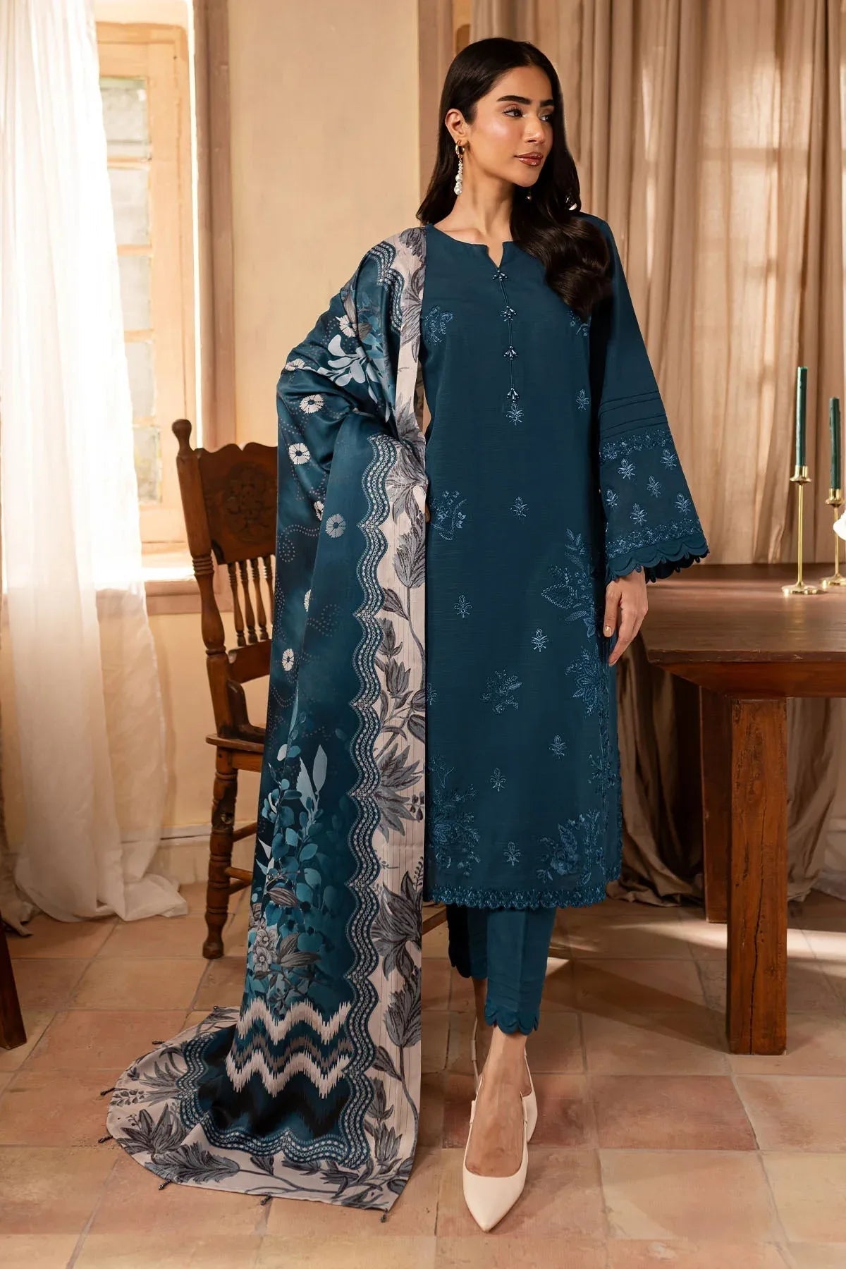 Nureh | Shades of Winter |  NP-580 - Aqsa Fabrics