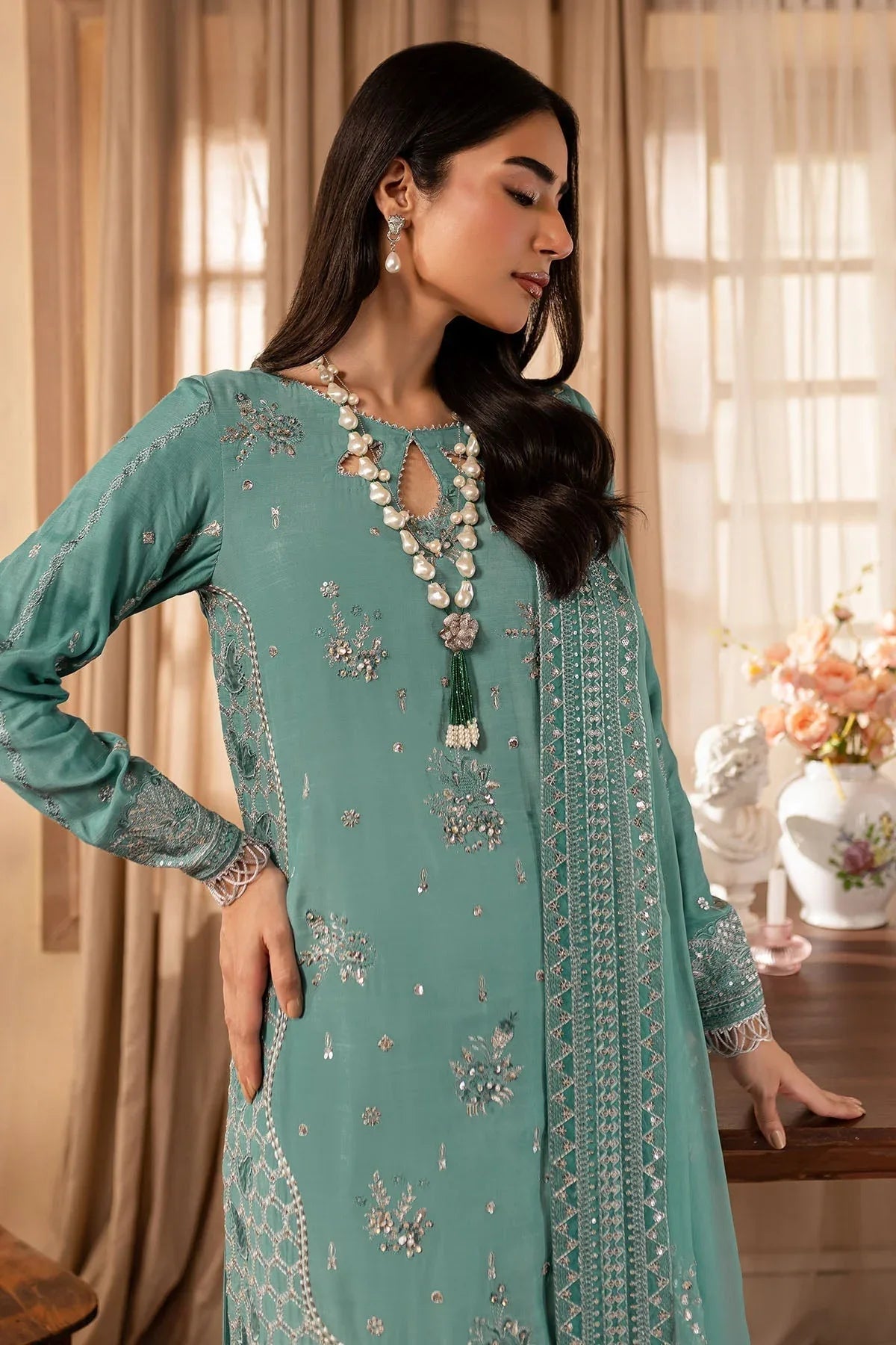 Nureh | Shades of Winter |  NP-576 - Aqsa Fabrics