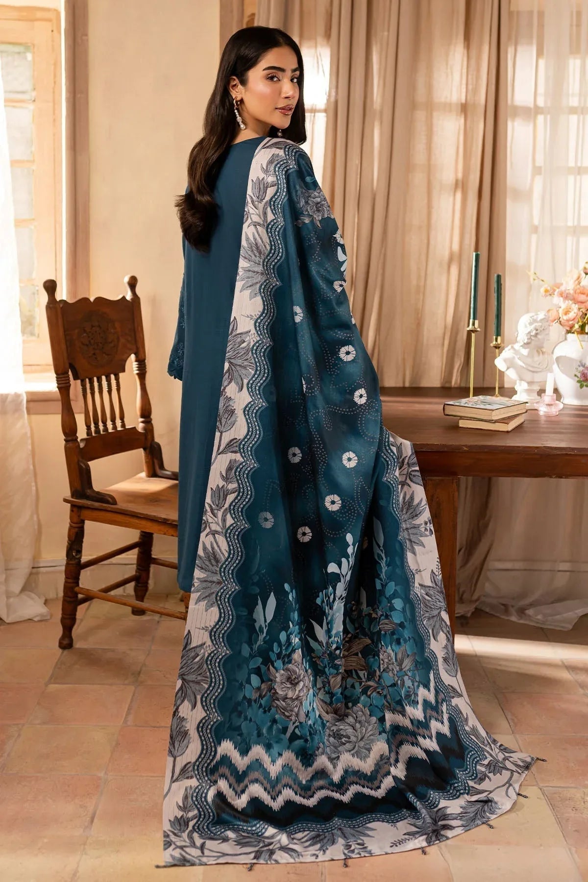 Nureh | Shades of Winter |  NP-580 - Aqsa Fabrics