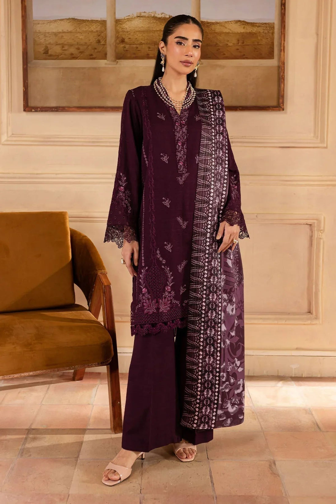 Nureh | Shades of Winter |  NP-581 - Aqsa Fabrics