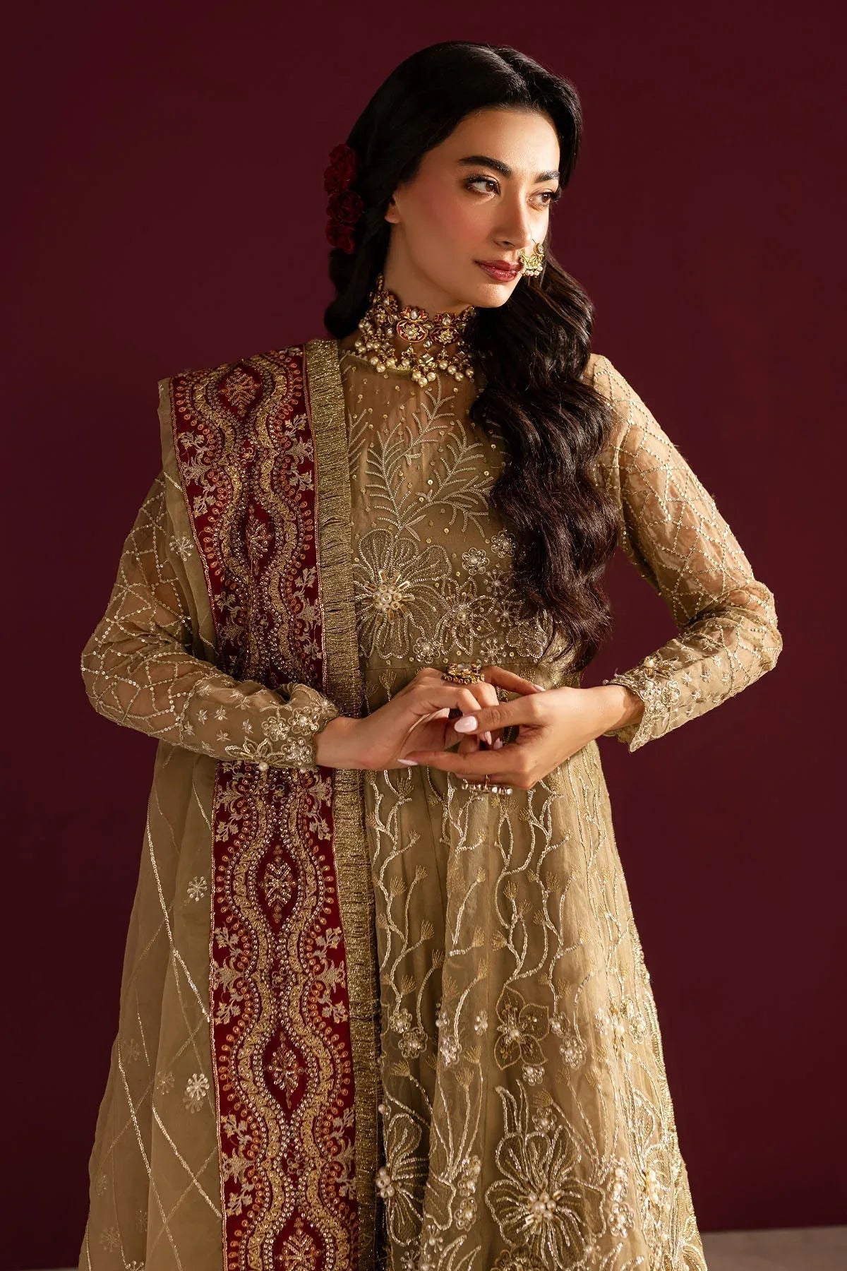 Nureh | Wedding Formals 24 | FP-130 - Aqsa Fabrics