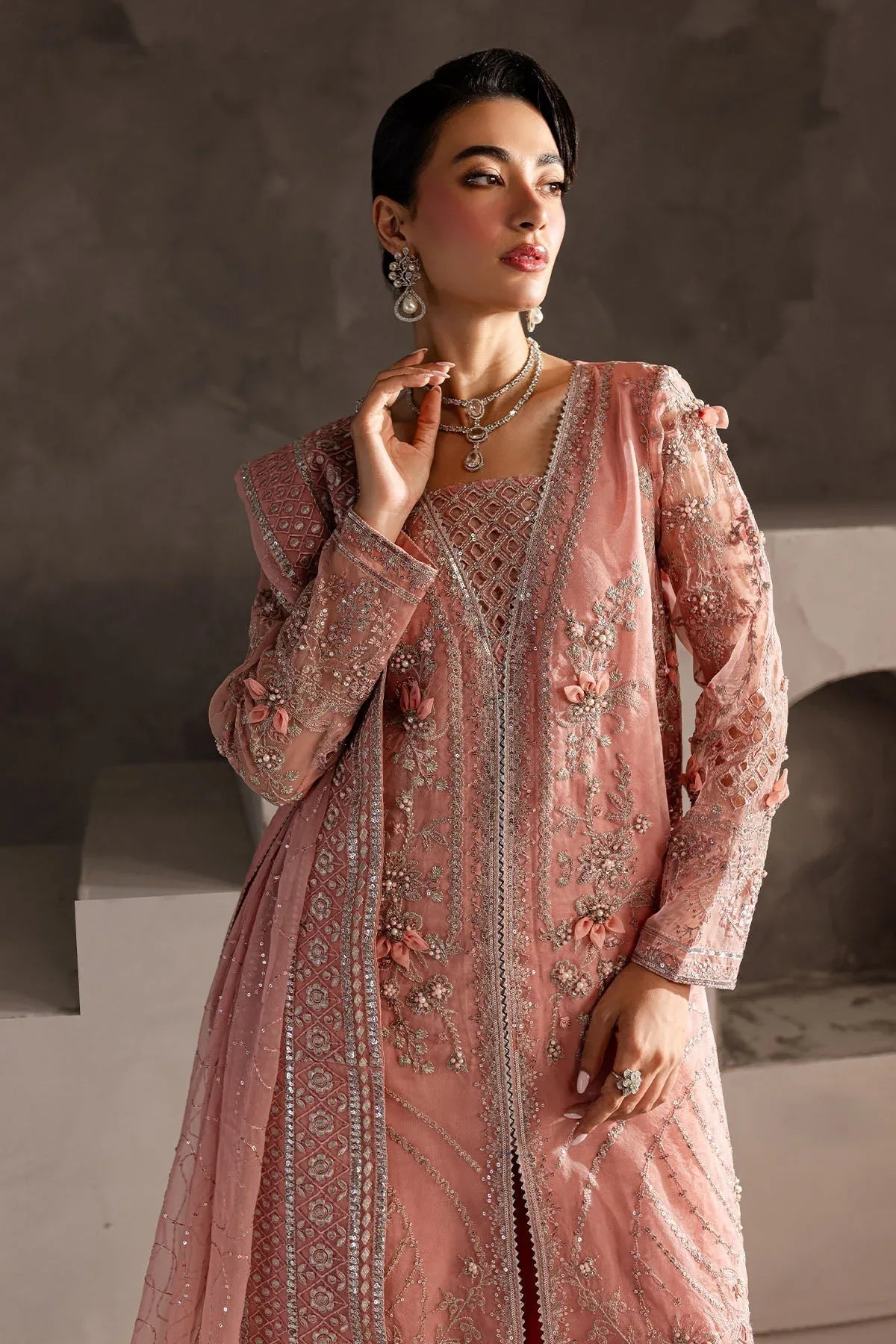 Nureh | Wedding Formals 24 | FP-144 - Aqsa Fabrics