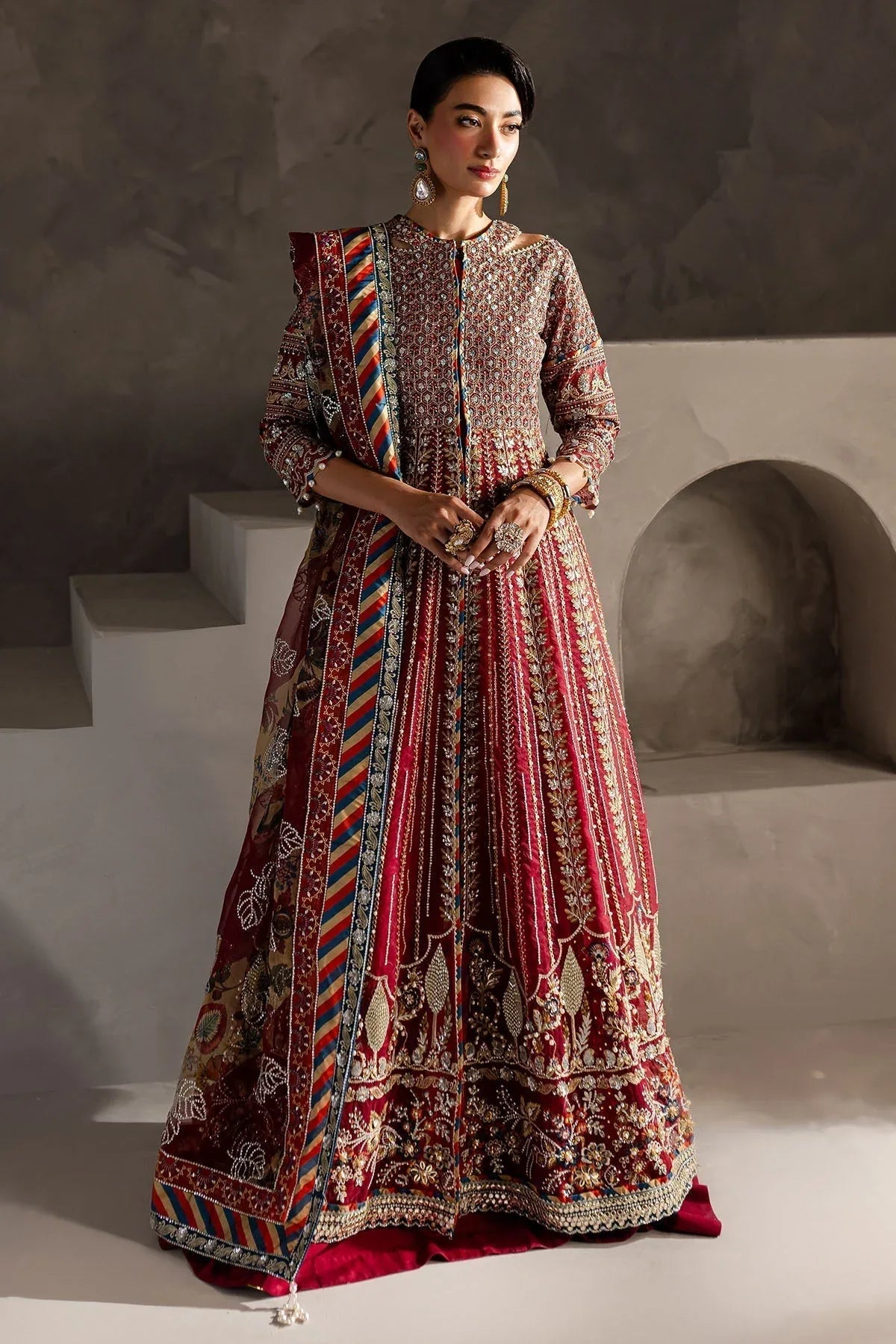 Nureh | Wedding Formals 24 | FP-132 - Aqsa Fabrics