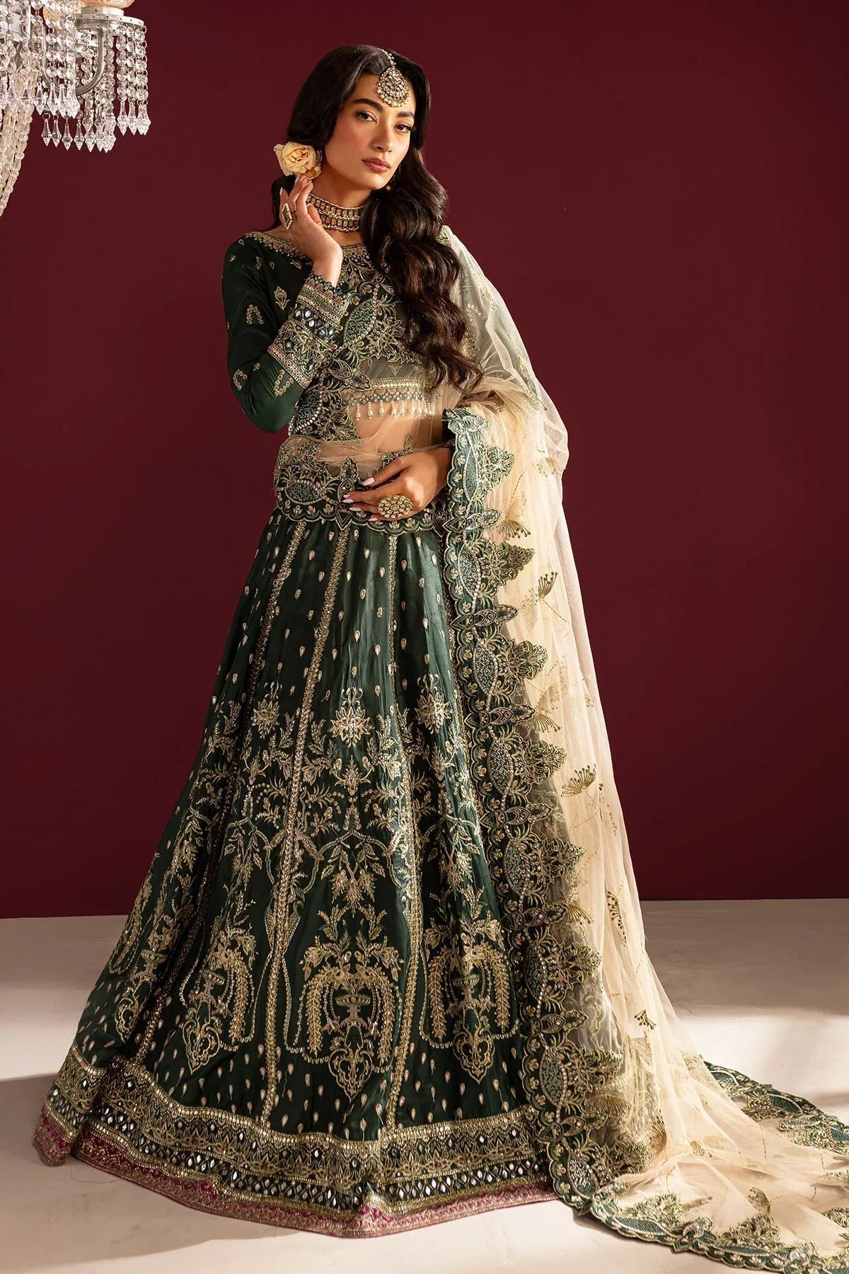 Nureh | Wedding Formals 24 | FP-135 - Aqsa Fabrics