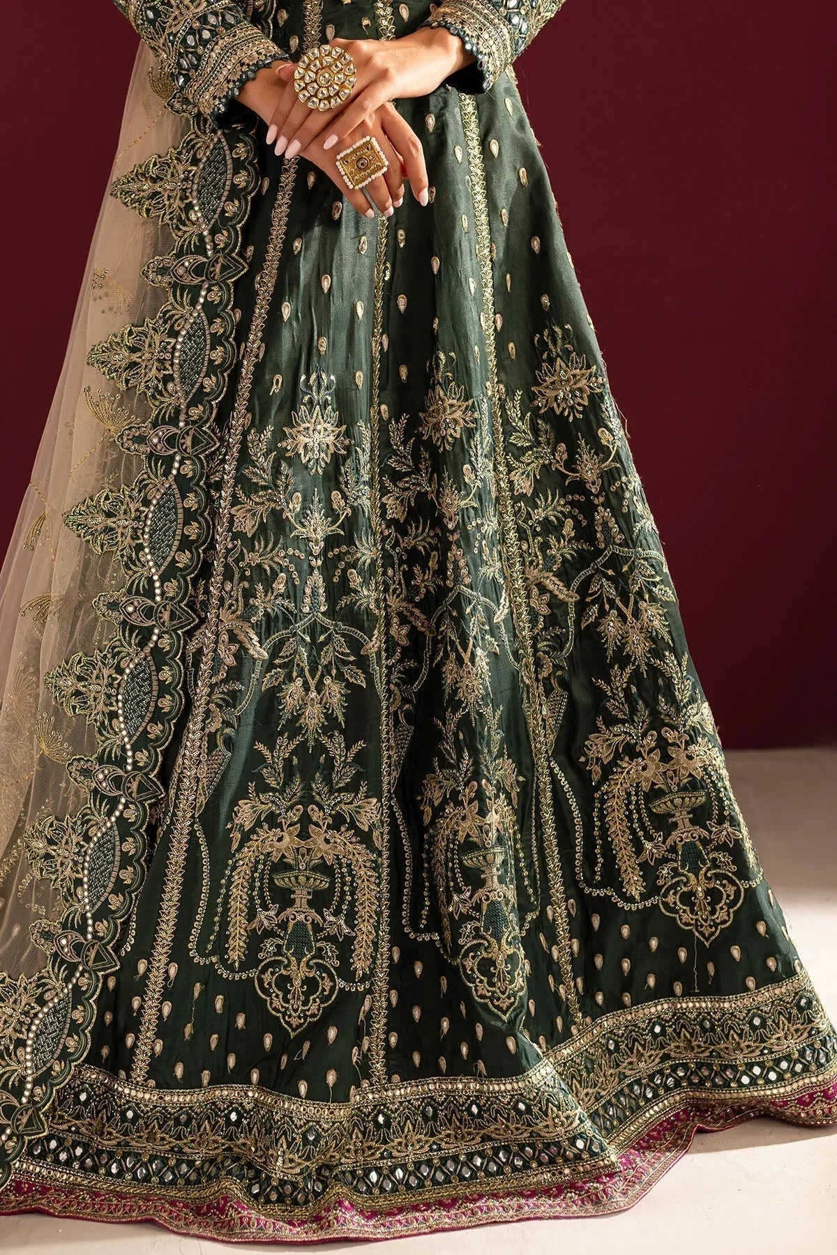 Nureh | Wedding Formals 24 | FP-135 - Aqsa Fabrics