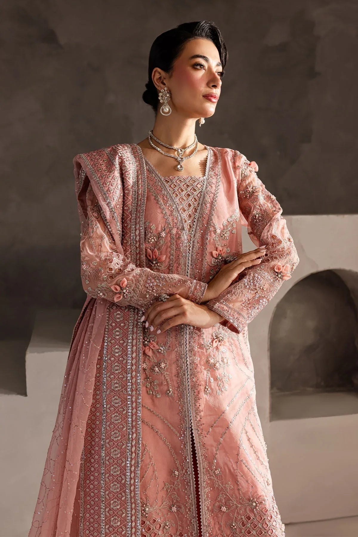 Nureh | Wedding Formals 24 | FP-144 - Aqsa Fabrics