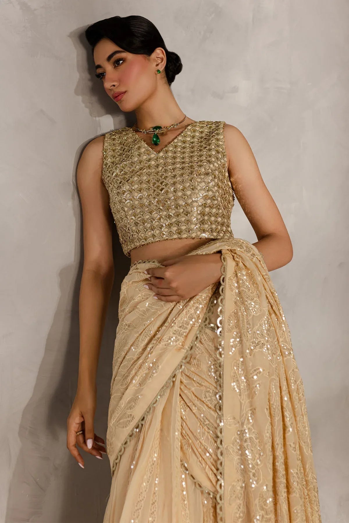Nureh | Wedding Formals 24 | FP-145 - Aqsa Fabrics