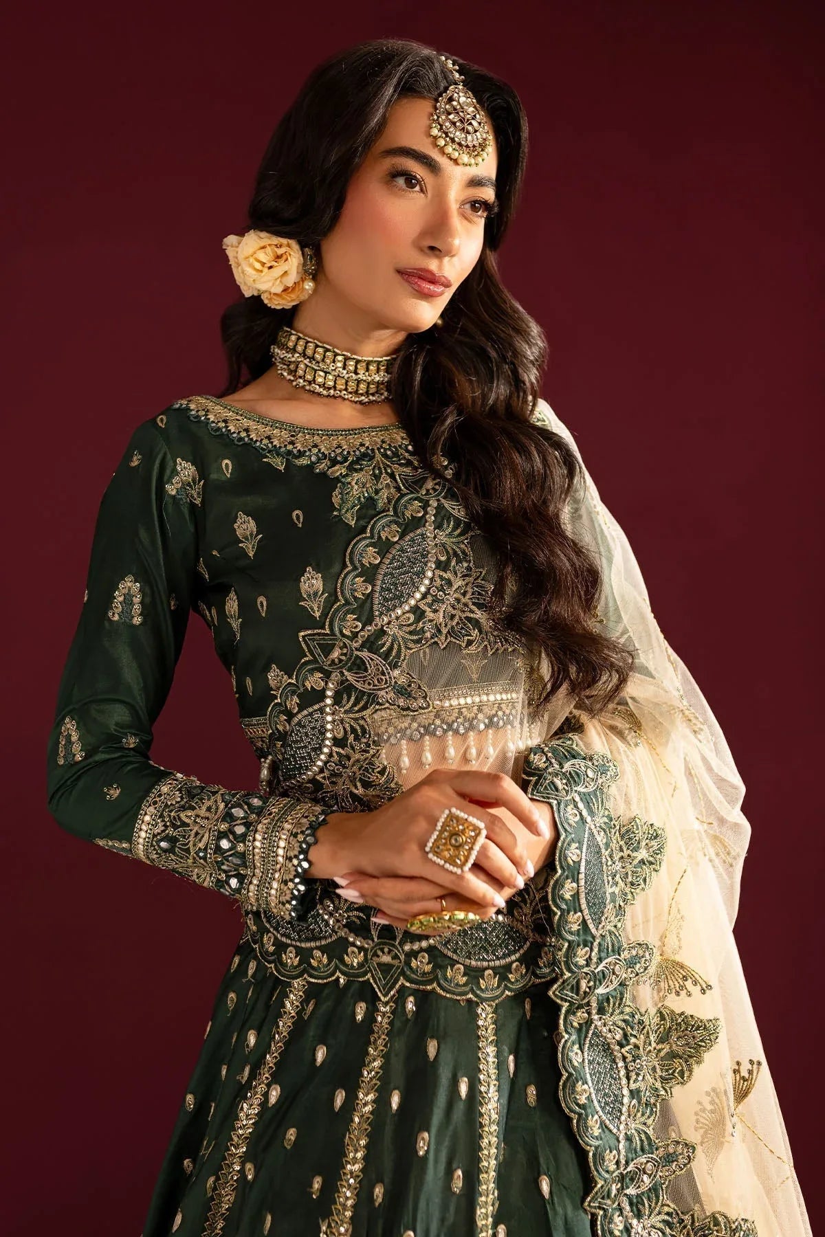 Nureh | Wedding Formals 24 | FP-135 - Aqsa Fabrics