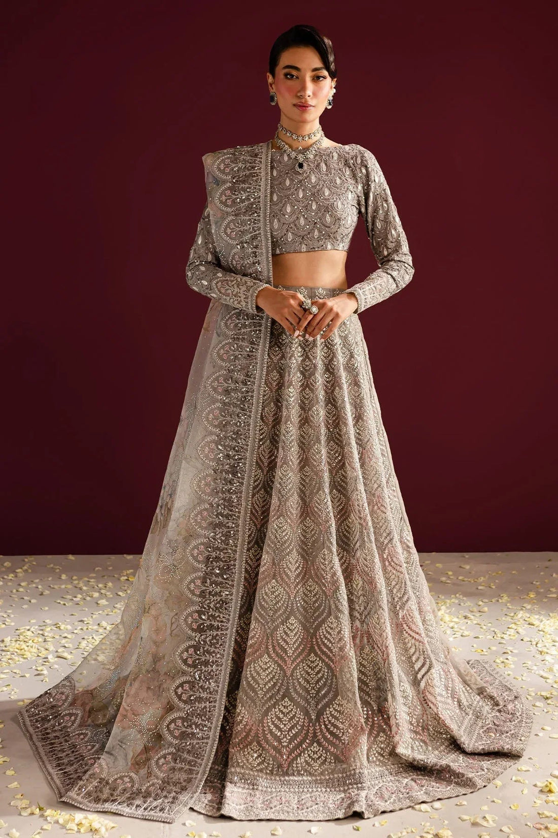 Nureh | Wedding Formals 24 | FP-128 - Aqsa Fabrics