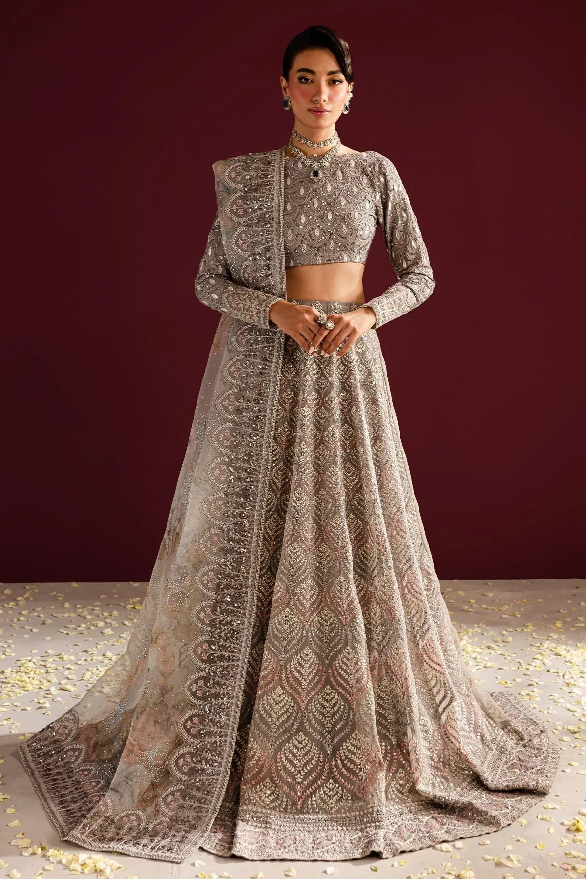 Nureh | Wedding Formals 24 | FP-128 - Aqsa Fabrics