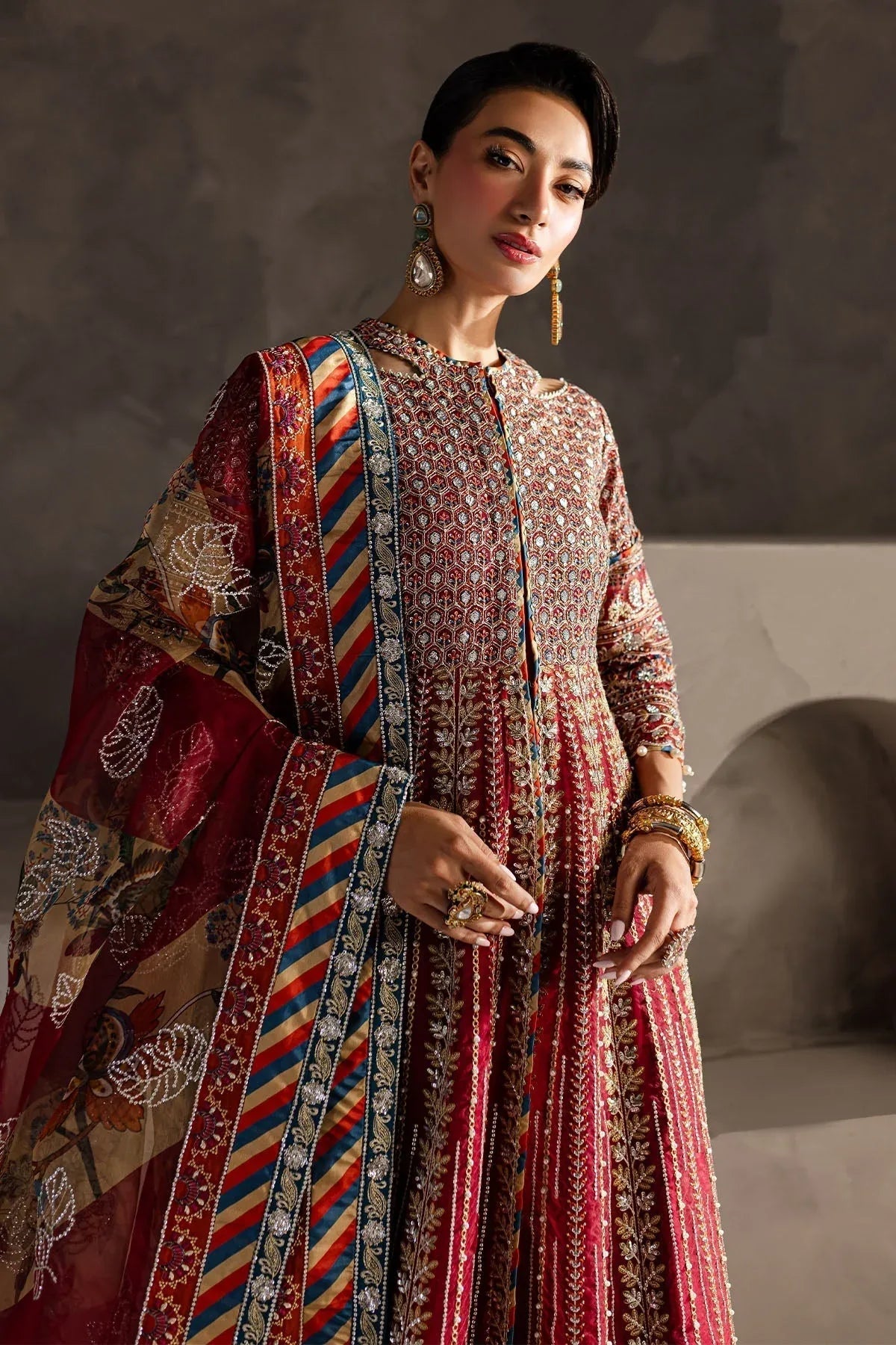 Nureh | Wedding Formals 24 | FP-132 - Aqsa Fabrics